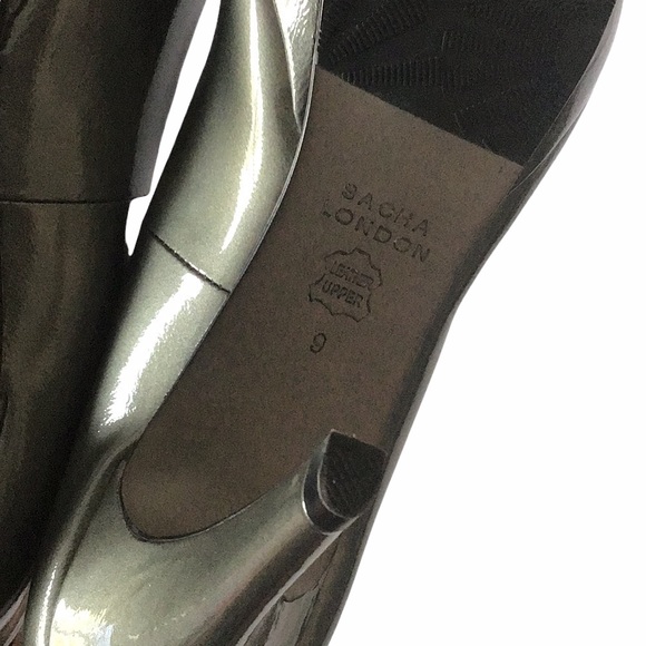 Sacha London Patent Leather Platform Pumps, 9 - Picture 8 of 9